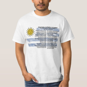 Camiseta Uruguay - Himno Nacional