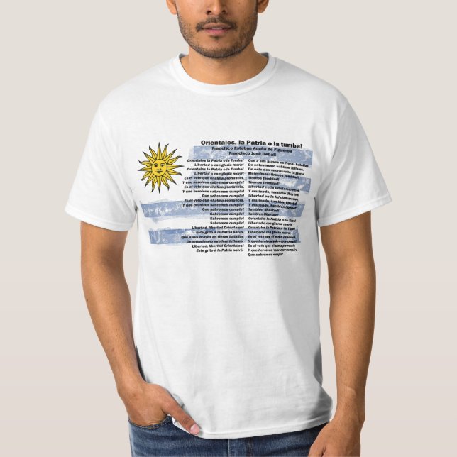 Camiseta Uruguay - Himno Nacional (Anverso)