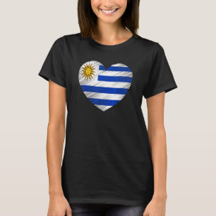Camiseta Uruguay: La bandera uruguaya de Uruguay apoya el o