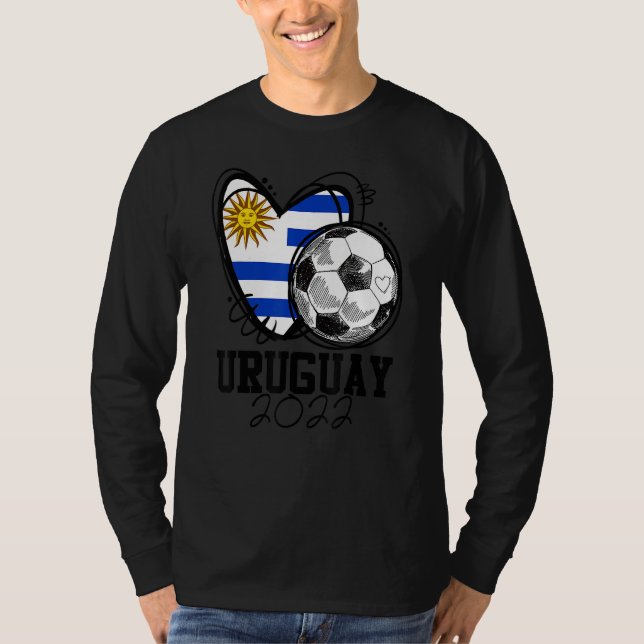 Camiseta Uruguay Soccer Uruguayan Flag Love Country Pride H (Anverso)
