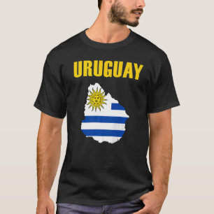 Camiseta Uruguay Uruguay Uruguay Mapa Uruguay Bandera Urugu