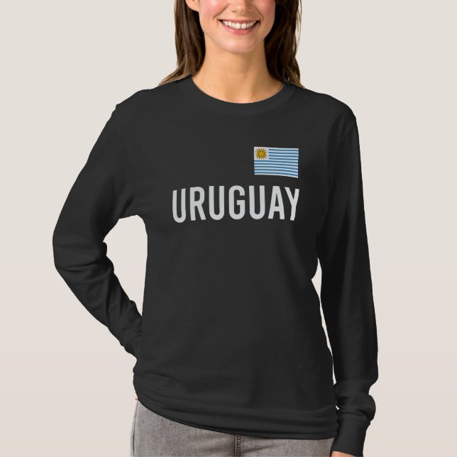 Camiseta Uruguay Women Men Kids Uruguay Flag Souvenir (Anverso)
