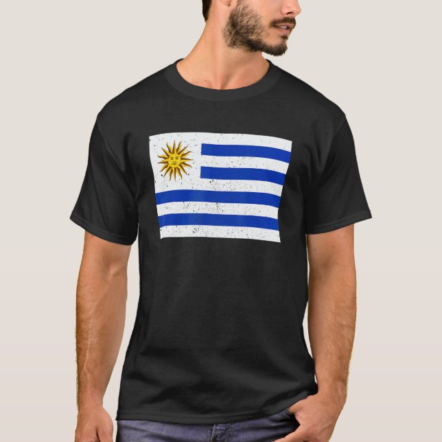 Camiseta Uruguayan Uruguay Flag Pride Uruguayan Flag 1 (Anverso)