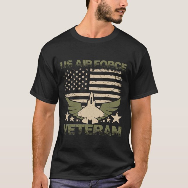 Camiseta US Air Force Veteran (Anverso)