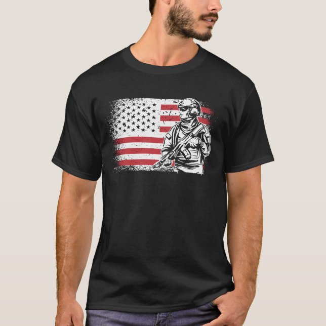 Camiseta US American Flag (Anverso)
