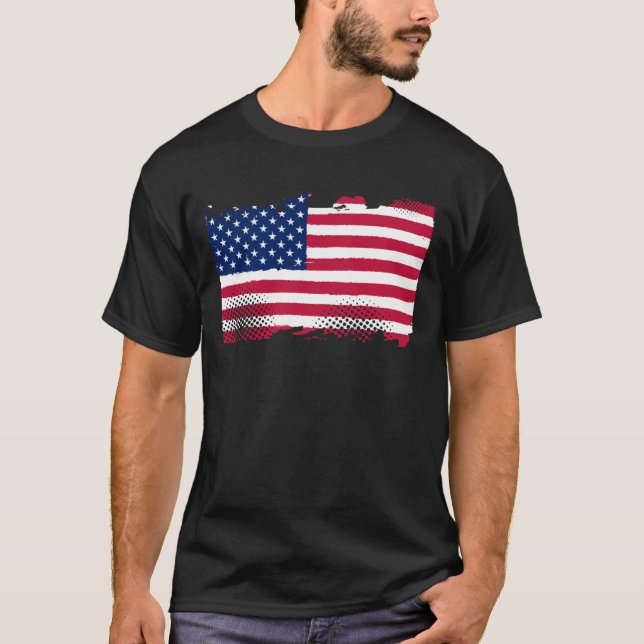 Camiseta US American Flag (Anverso)