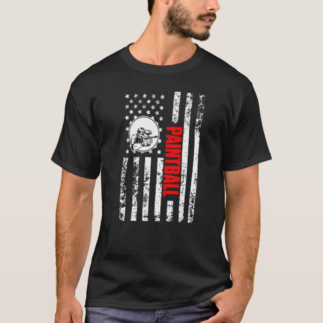 Camiseta US American Flag Team Shooting Sports Patriotic Pa (Anverso)
