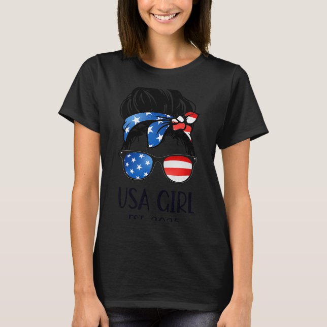 Camiseta Us Citizen Est 2025 New Citizenship American Usa G (Anverso)
