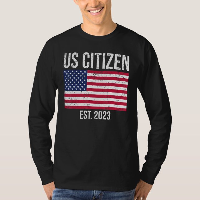 Camiseta US Citizenship Decoration American New USA Citizen (Anverso)
