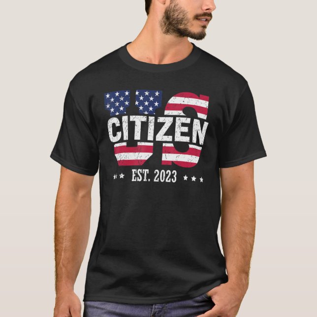Camiseta US Citizenship Decoration American New USA Citizen (Anverso)