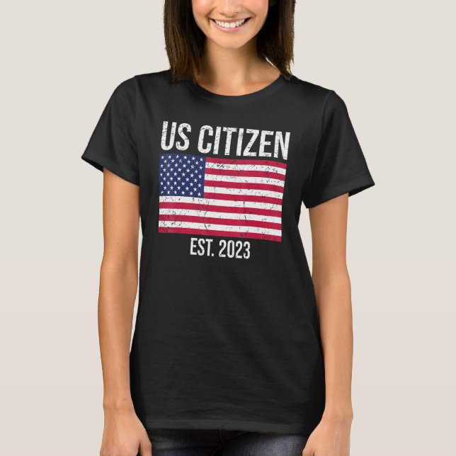 Camiseta US Citizenship Decoration American New USA Citizen (Anverso)