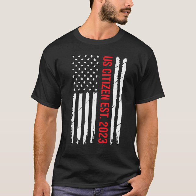 Camiseta US Citizenship Decoration American New USA Citizen (Anverso)