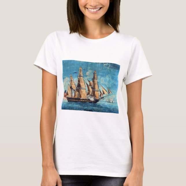 Camiseta US Constitución 1804 Viejas Ironsidas (Anverso)