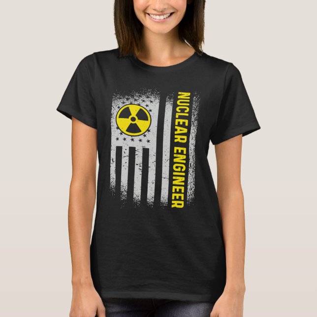 Camiseta US Flag Nuclear Engineer (Anverso)