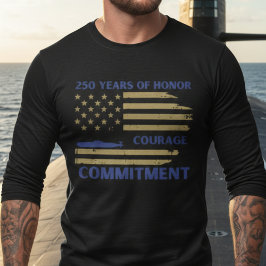 Camiseta US Navy 250th Anniversary Submarine Honor Tee