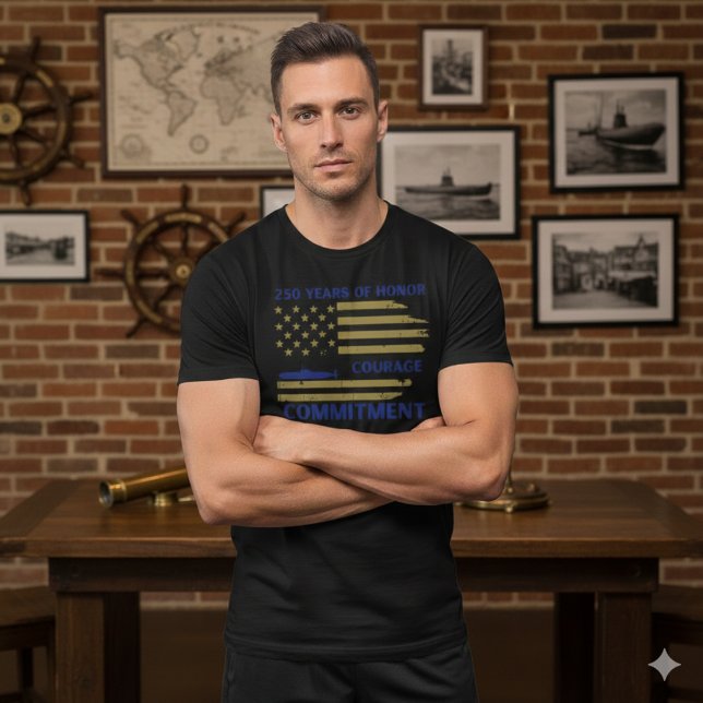 Camiseta US Navy 250th Anniversary Submarine Honor Tee (Subido por el creador)