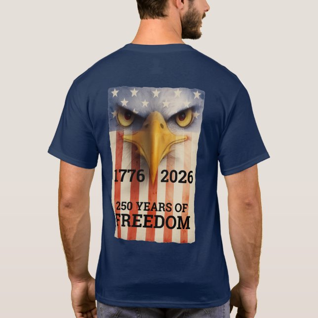 Camiseta US Spyder Ryders - 1776-2026 250 Years Of Freedom (Reverso)