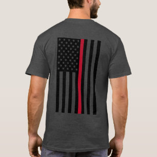 Camiseta US Spyder Ryders - 2S Bandera de la Línea Roja Fin