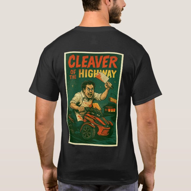Camiseta  US Spyder Ryders - Cleaver Of The Highway (Reverso)