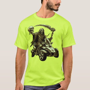 Camiseta US Spyder Ryders - Cráneo Araña Esqueleto Delanter
