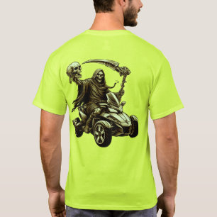 Camiseta US Spyder Ryders - Cráneo Esqueleto Spyder Atrás