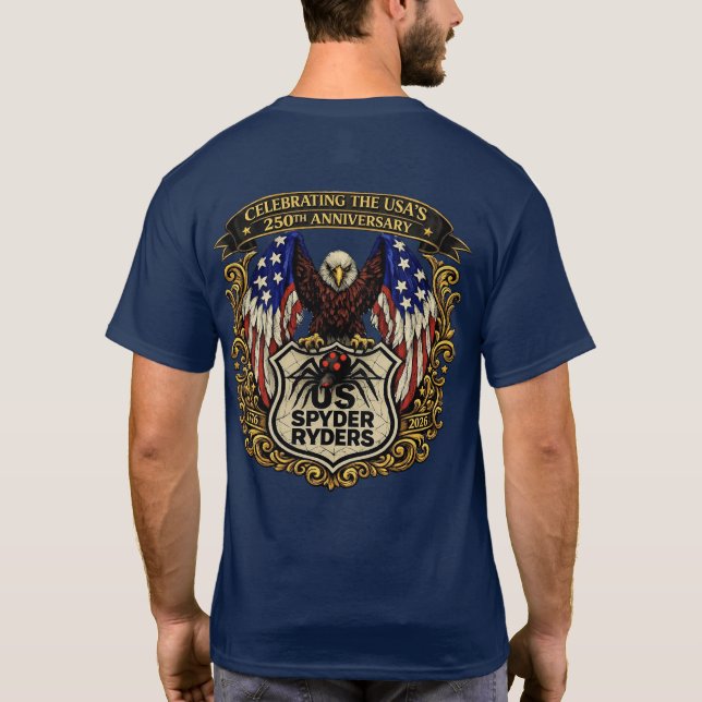 Camiseta US Spyder Ryders - Eagle USA250 2s (Reverso)