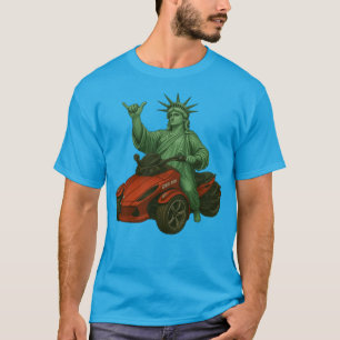 Camiseta US Spyder Ryders - Estatua de Spyder Liberty