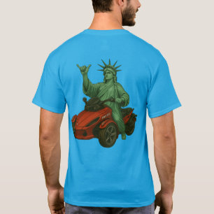Camiseta US Spyder Ryders - Estatua Spyder Liberty 2S