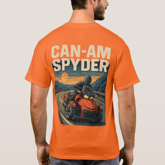 Camiseta US Spyder Ryders - Inclínate hacia él. (Reverso)