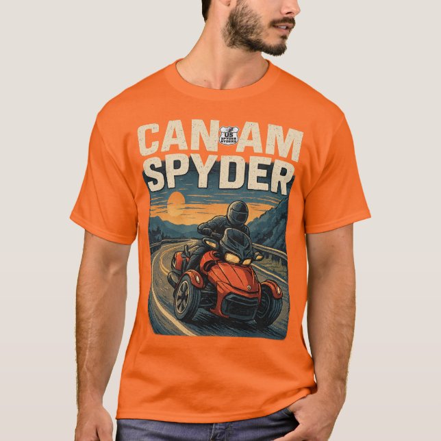 Camiseta US Spyder Ryders - Lean Into It. 1s (Anverso)