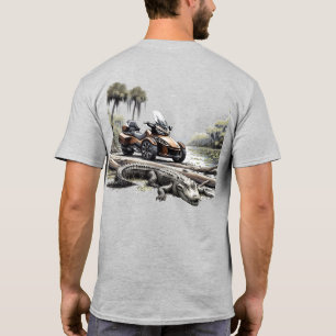Camiseta US Spyder Ryders - Logo de Cocodrilo de Pantano Bo