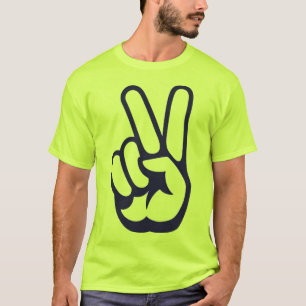 Camiseta US Spyder Ryders - Mano con signo de paz Trans