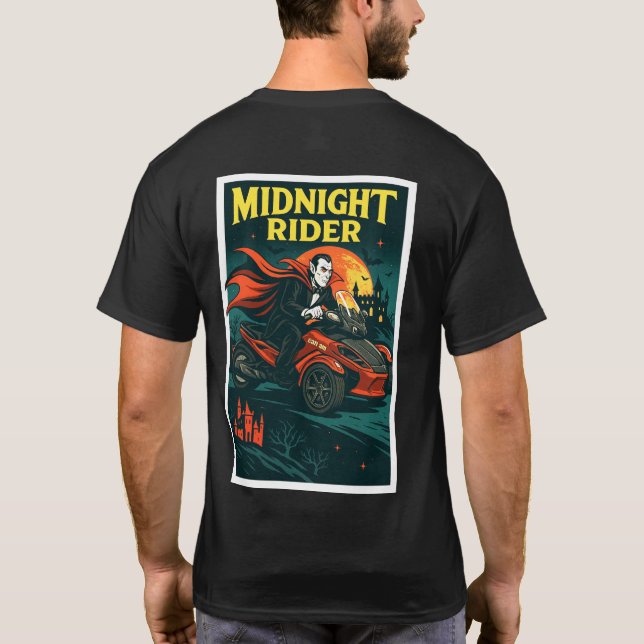 Camiseta US Spyder Ryders - Midnight Rider (Reverso)