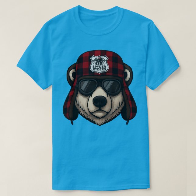 Camiseta US Spyder Ryders - Oso Polar3 (Diseño del anverso)