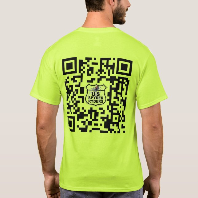 Camiseta US Spyder Ryders - QR Code 2S (Reverso)