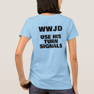 Camiseta US Spyder Ryders - Señales de giro WWJD