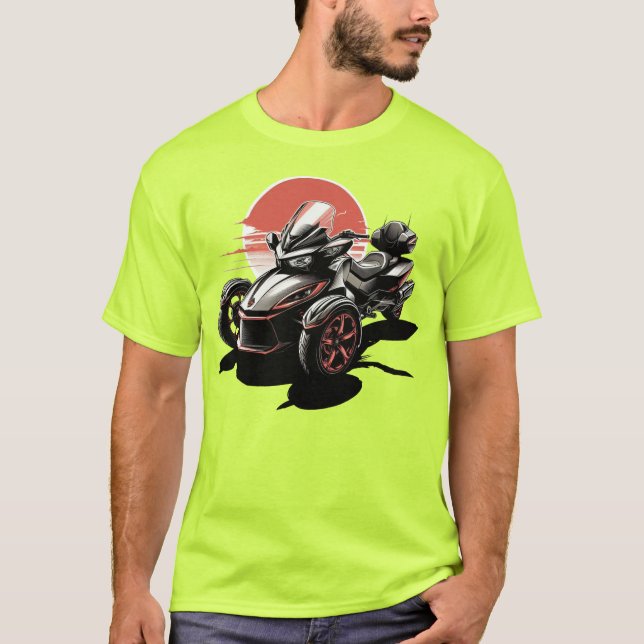 Camiseta US Spyder Ryders - Sol y Sombras (Anverso)