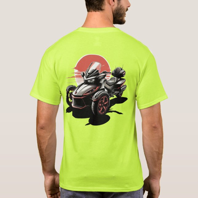 Camiseta US Spyder Ryders - Sol y Sombras (Reverso)
