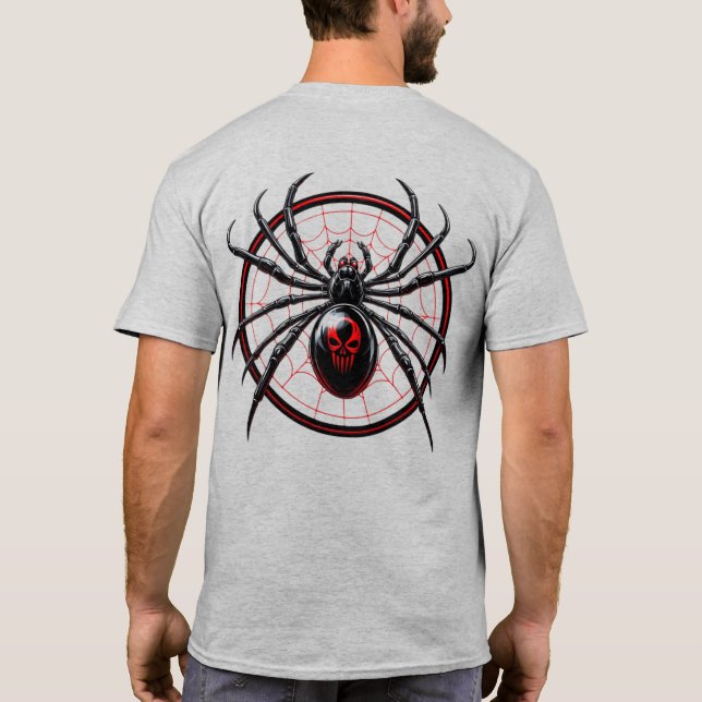 Camiseta US Spyder Ryders - Viuda Negra Parte Trasera de Te (Reverso)