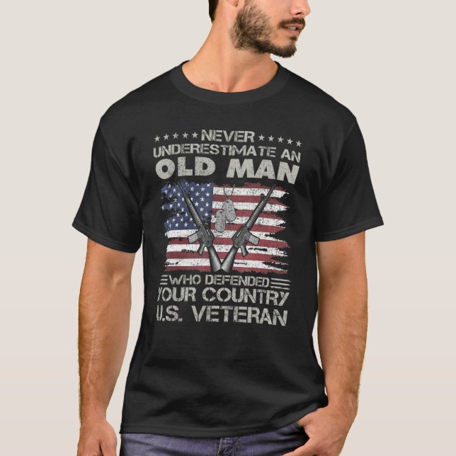 Camiseta US Veteran veterans day Us Patriot (Anverso)