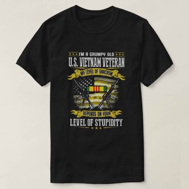 CAMISETA US VIETNAM VETERAN (Diseño del anverso)