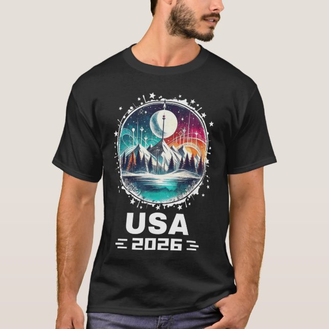 Camiseta USA 2026 Go United States Winter Sport USAeam 2026 (Anverso)