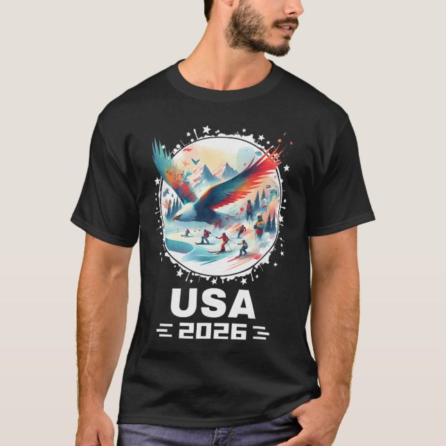 Camiseta USA 2026 Go United States Winter Sport USAeam 2026 (Anverso)