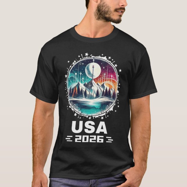 Camiseta USA 2026 Go United States Winter Sport USAeam 2026 (Anverso)