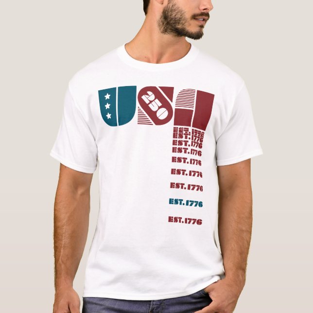 CAMISETA USA ★ 250 (Anverso)