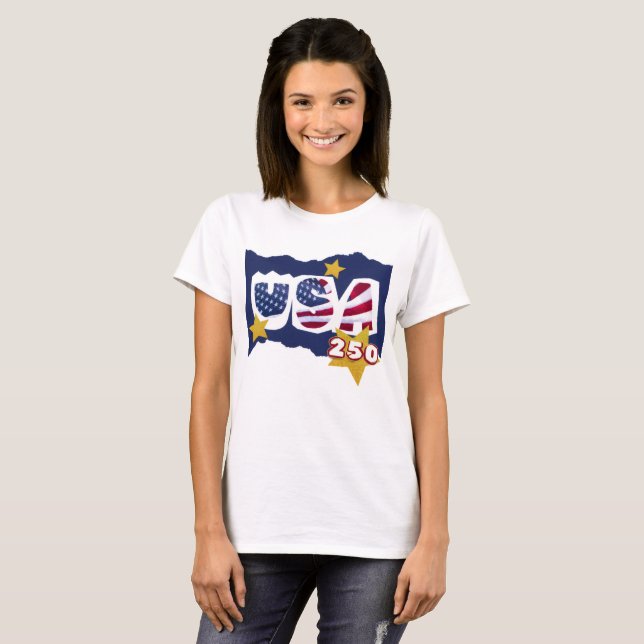 Camiseta USA 250 (Anverso completo)