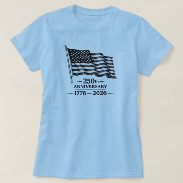 Camiseta USA 250 1776-2026 (Diseño del anverso)
