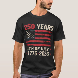 Camiseta USA 250 Aniversario 4 de julio Independencia Ame