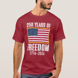 Camiseta USA 250 años de libertad