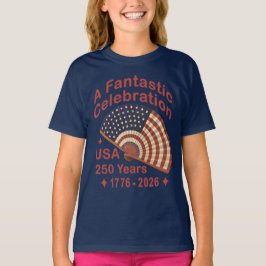Camiseta USA 250 Years Patriotic Fan Design – 1776-2026